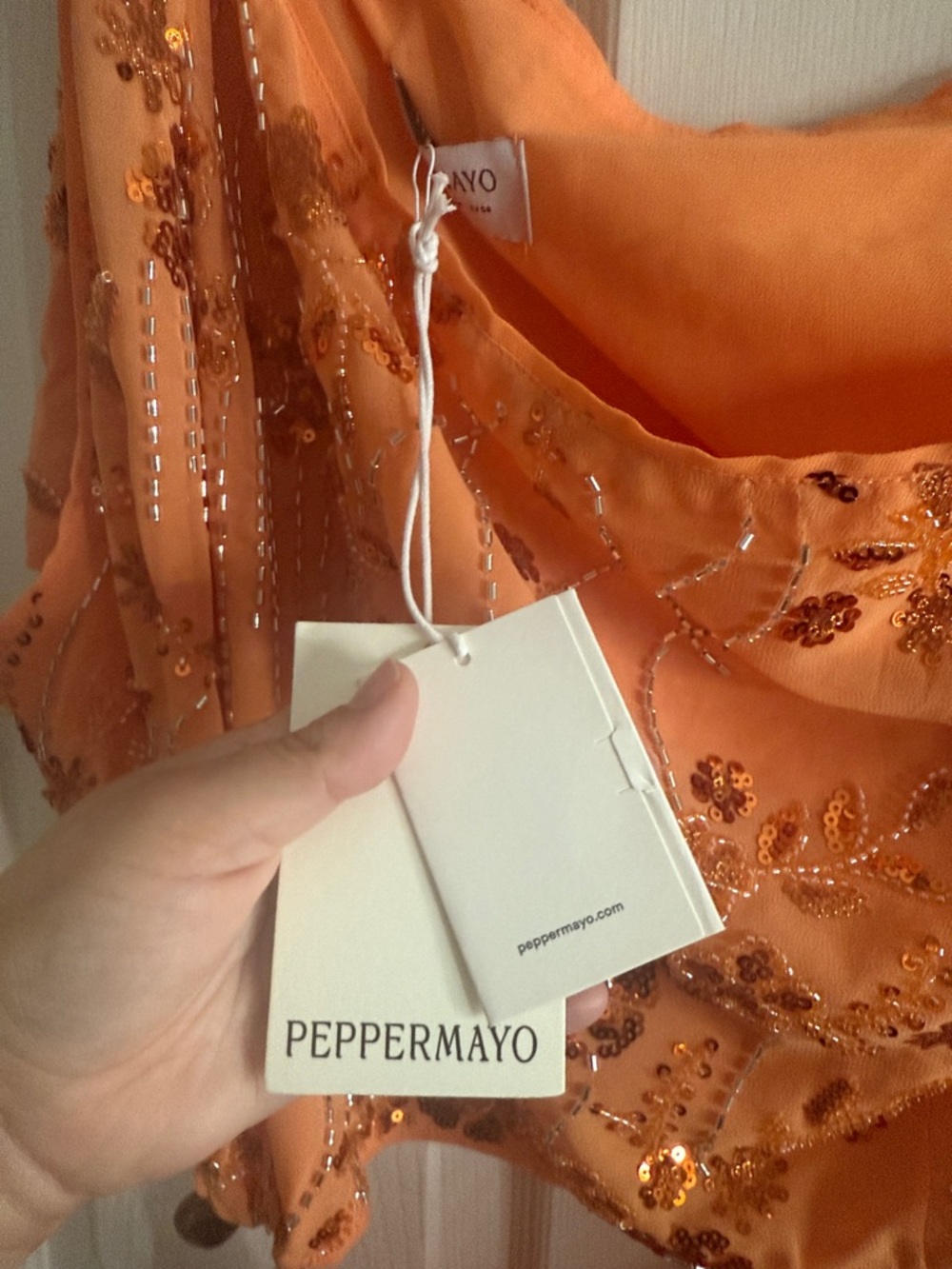 NWT Peppermayo Aletta Sequin Mini Dress - Picture 4 of 5